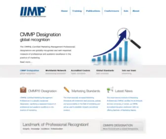 Theiimp.org(International Institute of Marketing Professionals) Screenshot