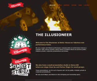 Theillusioneer.co.uk(The Illusioneer) Screenshot