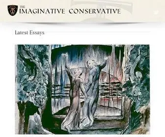 Theimaginativeconservative.org(The Imaginative Conservative) Screenshot