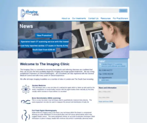 Theimagingclinic.co.uk(The Imaging Clinic) Screenshot