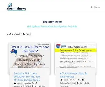 Theimminews.com(The immi news) Screenshot