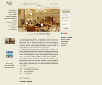 Theimperialpalace.biz(Imperial Palace Hotel Rajkot) Screenshot