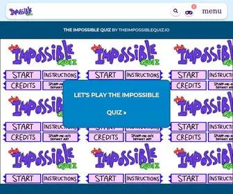 Theimpossiblequiz.io(The Impossible Quiz) Screenshot