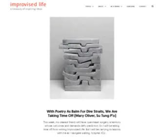 Theimprovisedlife.com(Improvised Life) Screenshot