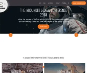 Theinbounder.com(The Inbounder Global Conference 2018) Screenshot