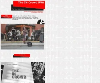 Theincrowdrva.com(Welcome to The IN Crowd Home Page) Screenshot