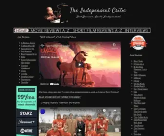 Theindependentcritic.com(The Independent Critic) Screenshot