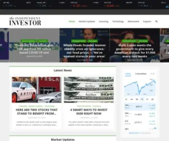 Theindependentinvestor.com(The Independent Investor) Screenshot