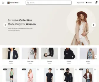 Theindianboss.com(Online Fashion Store) Screenshot