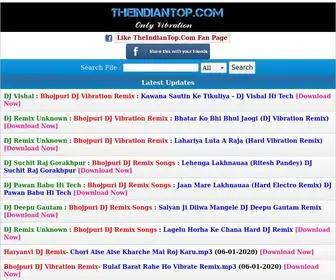 Theindiantop.com(Free Bollywood Songs) Screenshot