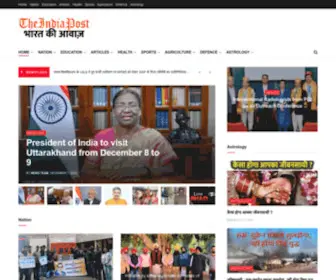 Theindiapost.com(The India Post) Screenshot