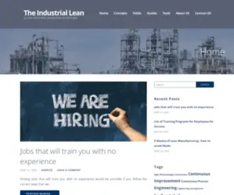 Theindustriallean.com(The Industrial Lean) Screenshot