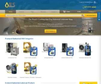 TheindustriallubricantStore.com(Premium Industrial Equipment Oils & Lubricants) Screenshot