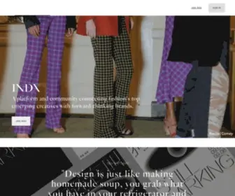 Theindx.com(Fashion the future) Screenshot