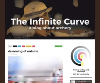 Theinfinitecurve.com(An archery blog) Screenshot