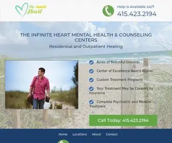 Theinfiniteheart.net(THE INFINITE HEART MENTAL HEALTH and COUNSELING CENTER) Screenshot