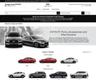 Theinfinitishop.com(INFINITI Parts) Screenshot