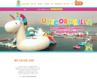Theinflatableisland.com(Inflatable Island) Screenshot
