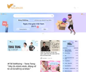 Theinfluencer.vn(Trang thông tin chuyên biệt hàng đầu về lĩnh vực influencer marketing tại việt nam) Screenshot