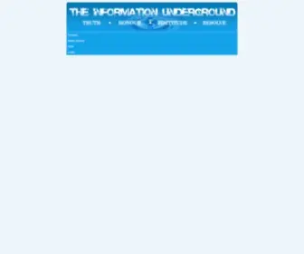 Theinfounderground.com(The Information Underground) Screenshot