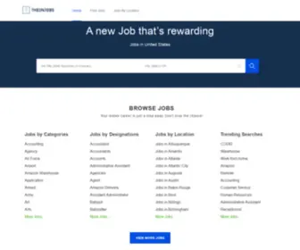 Theinjobs.com(Find Your Dream Job With) Screenshot