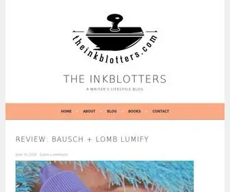 Theinkblotters.com(A Writer's Lifestyle Blog) Screenshot