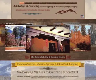 Theinnatcascade.com(Colorado Springs Pikes Peak Lodging) Screenshot