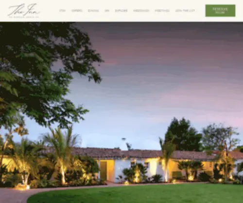 Theinnatrsf.com(Our San Diego resort and spa) Screenshot