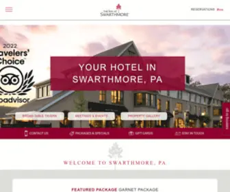 Theinnatswat.com(The Inn at Swarthmore at Swarthmore College) Screenshot