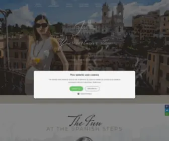 Theinnatthespanishsteps.com(The Inn at the Spanish Steps Roma) Screenshot