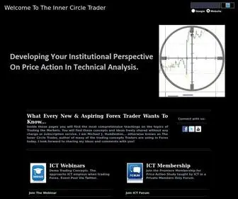 Theinnercircletrader.com(The Inner Circle Trader) Screenshot