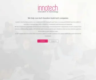 Theinnotech.net(Innotech established in 2015) Screenshot