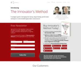 Theinnovatorsmethod.com(THEINNOVATORSMETHOD) Screenshot