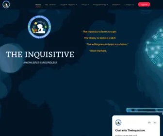 Theinquisitive.in(The Inquisitive) Screenshot