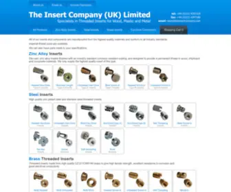 Theinsertcompany.com(The Insert Company (UK) Ltd) Screenshot