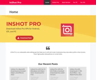 Theinshotproapk.com(Download InShot Pro APK v1.840) Screenshot