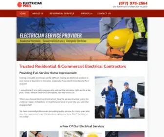 Theinsidegateway.com(We are a professional electrician company) Screenshot