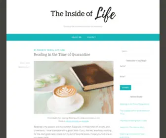 Theinsideoflife.com(The Inside of Life) Screenshot