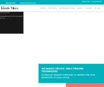 Theinsidevoice.org(The Inside Voice) Screenshot