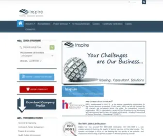 Theinspire-Solutions.com(Inspire Training Center) Screenshot