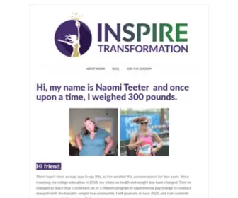 Theinspiredtransformation.com(Naomi Teeter) Screenshot