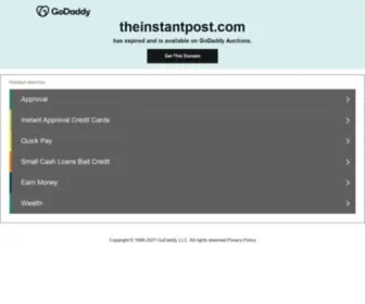Theinstantpost.com(انستانت بوست) Screenshot