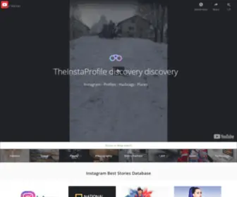Theinstaprofile.com(TheInstaProfile discovery) Screenshot