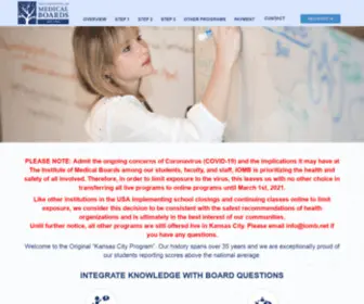Theinstituteofmedicalboards.com(The Institute of Medical Boards) Screenshot