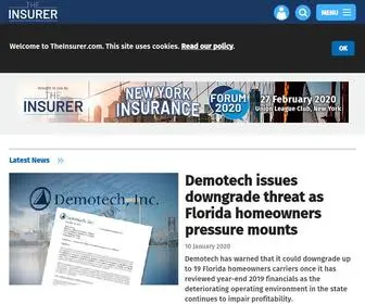 Theinsurer.com(The Insurer) Screenshot