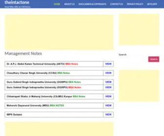 Theintactone.com(Read MBA) Screenshot