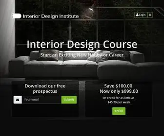 Theinteriordesigninstitute.com(The Interior Design Institute) Screenshot