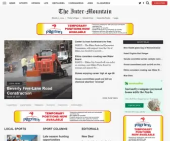 Theintermountain.com(News, Sports, Jobs, WV, Community Information) Screenshot