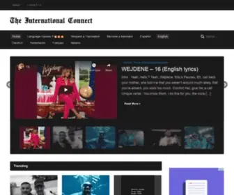 Theinternationalconnect.net(The International Connect) Screenshot