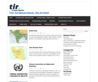 Theinternationalrelations.com(The International Relations) Screenshot